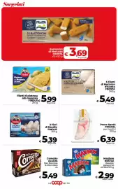 Volantino Coop Radenza Pagina 32: Maxibon classic Nestlé €2,99, 5 Filetti di Merluzzo d'Alaska FROSTA €5,49