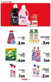 Volantino Coop Radenza Pagina 39: Tabs Lavastoviglie Classiche Svelto €4,99, Gel Lavastoviglie Fairy Platinum €3,99