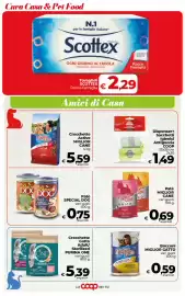Volantino Coop Radenza Pagina 41: Patè Special Dog €0,75, Tovaglioli Scottex €2,29