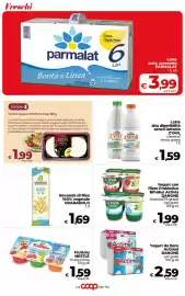 Volantino Coop Radenza Pagina 6: Yogurt con Fibre Probiotico Bifudus Activia DANONE classico/0% grassi €1,99