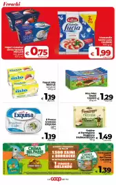Volantino Coop Radenza Pagina 7: Il Fresco Cremoso Light EXQUISA €1,19, Yogurt classico senza lattosio Müller €0,75