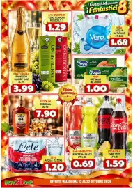 Volantino MercADone Pagina 6: Prosecco Luxury DOC Sant'Orsola €3,99, San Benedetto bibite gassate €0,69