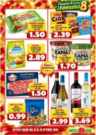 Volantino MercADone Pagina 7: Negroni Salame Napoli €1,50, Stracchino nonno nanni senza lattosio €1,50