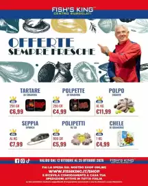 Volantino Fish's King Pagina 1: Seppia sporca €7,99, Polipetti Prezzo King €5,99