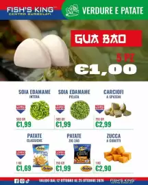 Volantino Fish's King Pagina 6: Patate zig zag Aviko €1,99, Soia edamame pelata €1,99