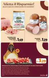 Volantino Ipercoop Radenza Pagina 18: Prosciutto Cotto Gran Tenerone €1,49, Mortadella VILLANI La Santo €1,29