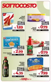 Volantino Ipercoop Radenza Pagina 4: Il Gran Turchease Colussi €2,99, Tonno all'olio di oliva AS DO MAR €7,99