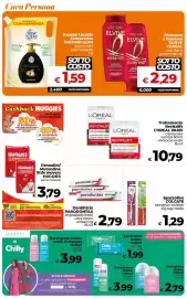 Volantino Ipercoop Radenza Pagina 44: Sapone Liquido Nutriente €1,59, Shampoo e balsamo ELVIVE L'OREAL €2,29