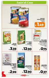 Volantino Ipercoop Radenza Pagina 49: Special Menù Miglior Cane €12,90, Croccantini Adult Friskies Carne e Cereali €12,90