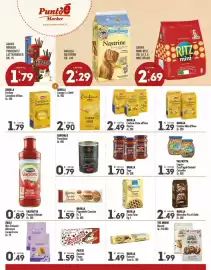 Volantino Punto é market Pagina 2: Barilla Merendine Pan di Stelle €2,49, Barilla Lasagne Le Sottili €2,90