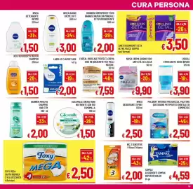 Volantino Famila Market Pagina 13: Nivea bagno creme soft €3,00, Polident intensa freschezza €2,50