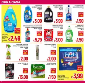 Volantino Famila Market Pagina 14: Omino Bianco additivo smacchiante polvere €3,00, Ace candeggina più €1,50