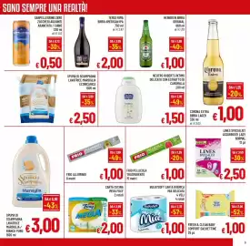 Volantino Famila Market Pagina 3: Bulkysoft carta igienica mia delicata €1,00, Carta cucina Mega Foxy €2,00