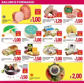 Volantino Famila Market Pagina 6: Costa Gorgonzola DOP €1,00, Quartirolo Lombardo DOP €1,00