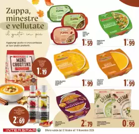 Volantino Interspar Pagina 2: Vellutata cremosa di zucca Dimmidisì €1,99, Zuppa milanese zafferano dimmidisì €1,99