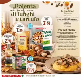 Volantino Interspar Pagina 9: al Polenta profumo di funghi e tartufo FARINA DI MAIS DESPAR BRAMATA GIALLA 1KG 1,29 OLIO