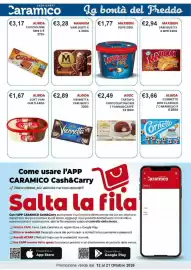 Volantino Caramico Pagina 17: Tartufo cioccolato e crema €2,49, Maxibon pops €1,77