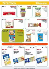 Volantino Caramico Pagina 20: Filetti di alici D'Amico €1,33, Mellin omo carne vari gusti €1,43