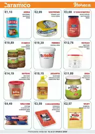 Volantino Caramico Pagina 23: Olive schiacciate D'Amico €19,89, Nutella Food Service €19,39
