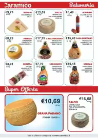 Volantino Caramico Pagina 4: Salcis Monna Lisa Pec.Stag.Cenere €15,09, Beretta salame milano af 1/2 €8,91