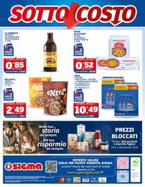 Volantino Sigma Pagina 20: Russo di Cicciano pasta di semola varie trafile €0,52, Dash liquido €10,49