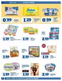 Volantino Sigma Pagina 10: Nestlé Fruttolo €1,39, Pecorino Romano DOP grattugiato Gusto & Passione €1,59