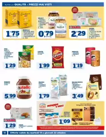 Volantino Sigma Pagina 12: Valsòia drink classico morbido soia €1,79, Divella biscotti €1,09