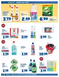 Volantino Sigma Pagina 18: Felce Azzurra Casa Pavimenti €1,39, Sigma foglietti salvacolore €1,29