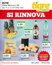 Volantino Tigre Amico Pagina 1: Biscotti Mulino Bianco Macine €2,69, Birra Moretti €0,95