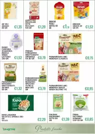 Volantino Sugros Pagina 15: Parmareggio Parmigiano Reggiano spicchio €3,79, Galbanino fette classiche €1,39
