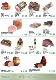 Volantino Sugros Pagina 9: Bombieri Prosciutto Cotto Gran Paese €3,19, Boschi salame felino igp €15,49