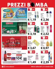 Volantino Cadoro Pagina 6: Salviette Baby Comfort Fresh&Clean €3,67, Shampoo e Balsamo Sunsilk assortiti €2,52