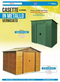 Volantino Centro Brico Pagina 30: Casette in metallo verniciato €199,00