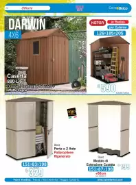 Volantino Centro Brico Pagina 33: Keter capanno in resina per esterno €590,00, Shed Porta a 2 Ante ArtPlast €329,00