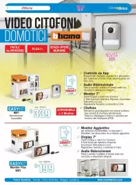 Volantino Centro Brico Pagina 6: 9 Offerte FALLO DA TE CentroBrico VIDEO CITOFONI DOMOTICI bicino FACILE PLUG-IN da MONTARE