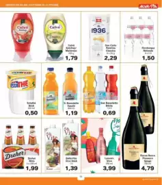 Volantino Alvama Pagina 13: San Benedetto Bibite €0,69, Fiordacqua Naturale €1,50