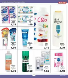 Volantino Alvama Pagina 15: Petalo Blu Assorbenti €2,79, Dove Balsamo Labbra €1,69
