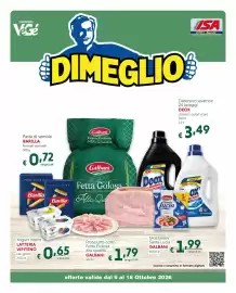 Volantino DiMeglio Pagina 1: GRUPPO Vécé DIMEGLIO Pasta di semola BARILLA formati normali 500 g € 0,72 (al kg € 1,44)