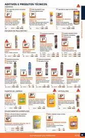 Folheto Obramat Página 15: Espuma poliuretano soudafom universal €5,78, Espuma poliuretano sika boom gp €4,83