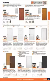 Folheto Obramat Página 23: Porta de segurança sapeelly/branca €559,00, Porta metálica vt5 lacada pvc andreu €479,00