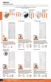 Folheto Obramat Página 24: Bloco de porta lu-5 lacado branco €150,00, Bloco de porta lacado branco uniar €99,00