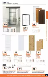 Folheto Obramat Página 27: Porta de fole em pvc €46,00, Porta de correr atelier €270,00
