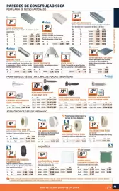 Folheto Obramat Página 3: Canal placo €2,60, Fita juntas placo 50mm €4,88