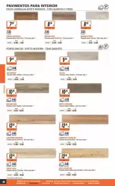 Folheto Obramat Página 36: Limewood carvalho €12,95, Balsain bege €10,95