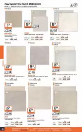 Folheto Obramat Página 40: Sumum bege €17,95, Domus Pérola €13,95