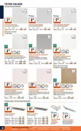 Folheto Obramat Página 6: Placa teto acústico acabamento fissurado basic 1 €5,83, Placo placa teto gesso areada €6,63