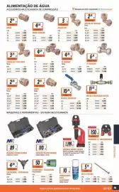 Folheto Obramat Página 63: Joelho 90° €3,00, Máquina cravar manual cabeça rotativa €110,00