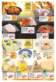 Multi Markt Prospekt woche 42 Seite 4: Putensnirtje €8,99, Emmentaler GOLDSTEIG €0,89