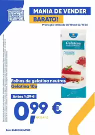 Folheto Casa Cheia Página 2: Folhas de gelatina neutras Gelatina 10u €0,99