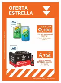 Folleto Dialsur Cash & Carry Página 1: Estrella galicia - cerveza especial €5,79, Nestea - té limon o maracuya €0,39